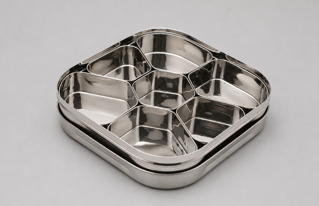 Stainless Steel Masala Dry Fruit Box
