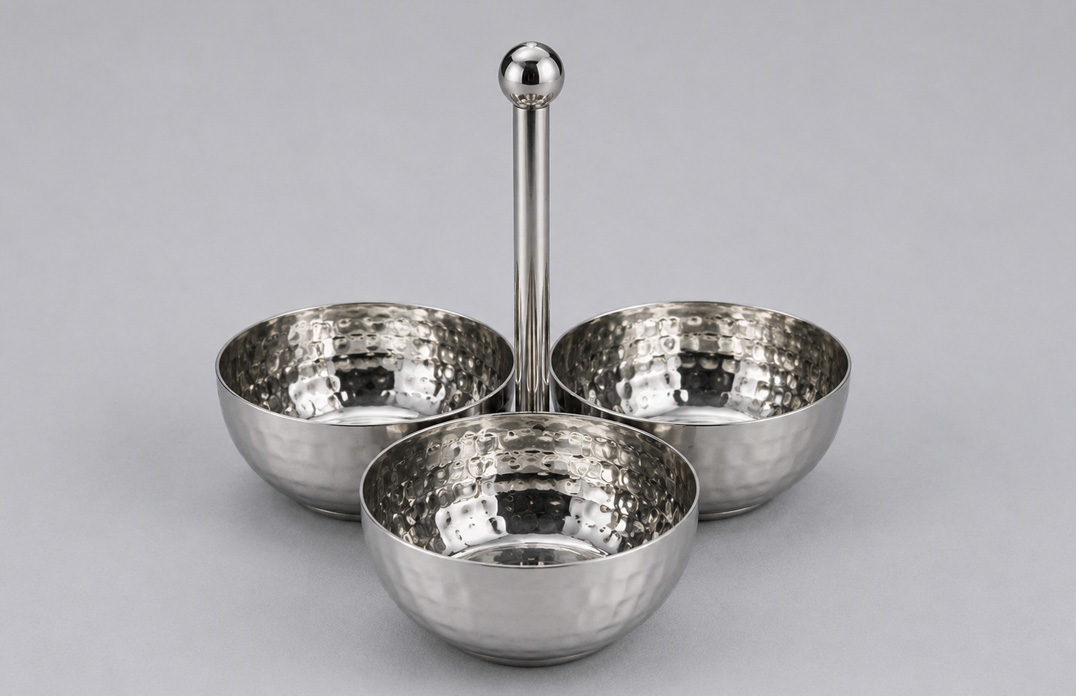 Stainless Steel Met Jasmine Candy Bowl