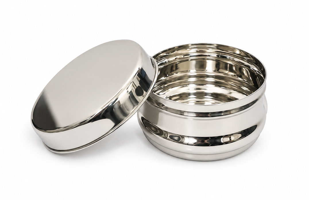 Stainless Steel Bulging Poori Dappa