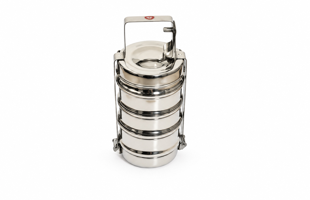 Stainless Steel Bulging Bombay Tiffin Carrier