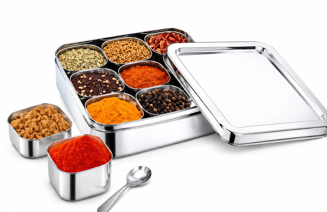 Stainless Steel Masala Box